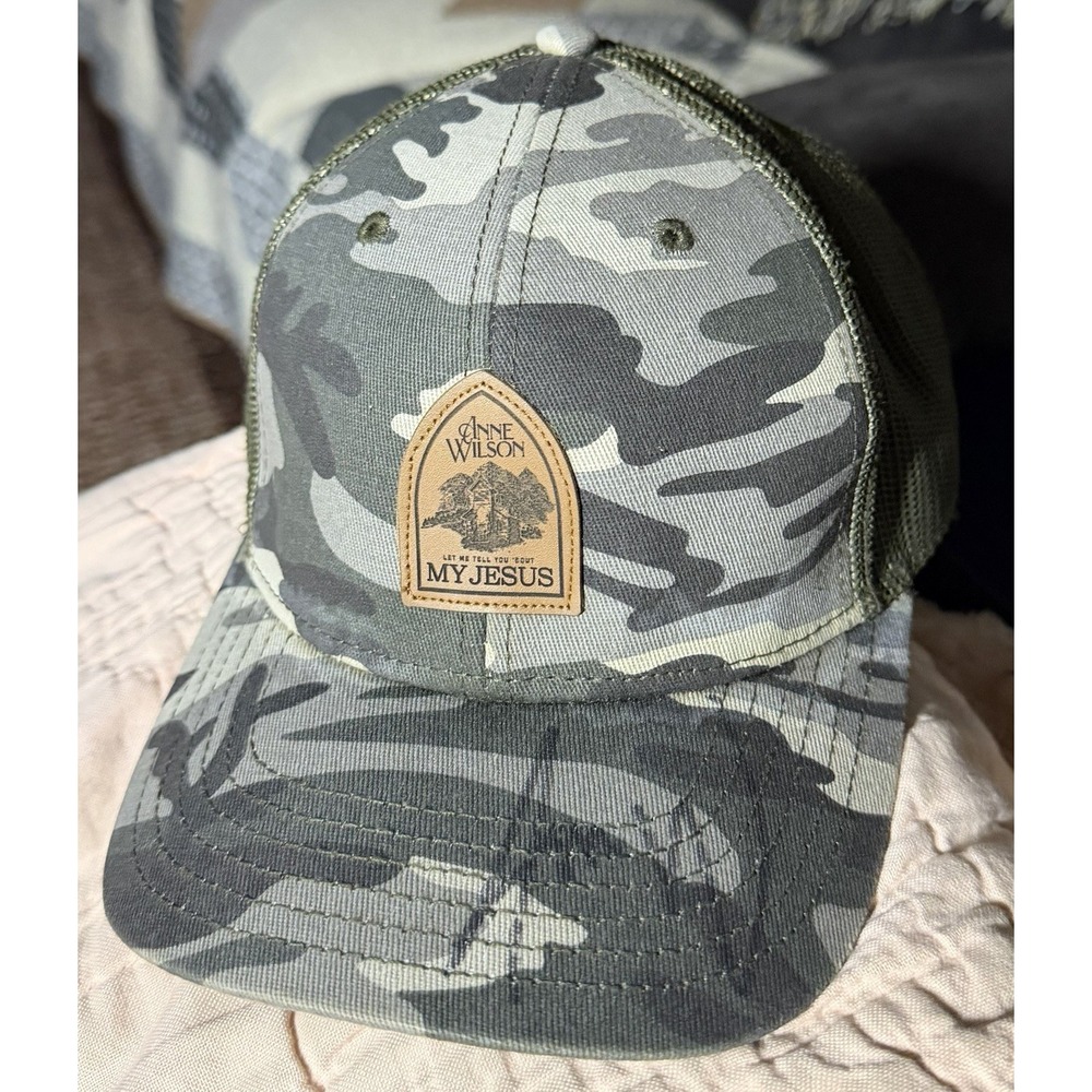 Anne Wilson Signed Autographed My Jesus Camo Trucker Hat Cap VIP Christian Music